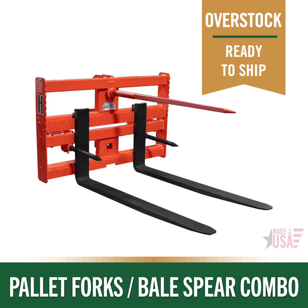 Pallet Fork Bale Spear Combo